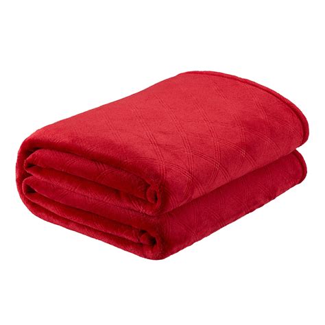 plush blanket red